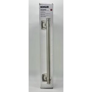 Kohler‎ Arsdale R27238-BN 16" Grab Bar Brushed Nickel Bathroom Safety Rail ADA
